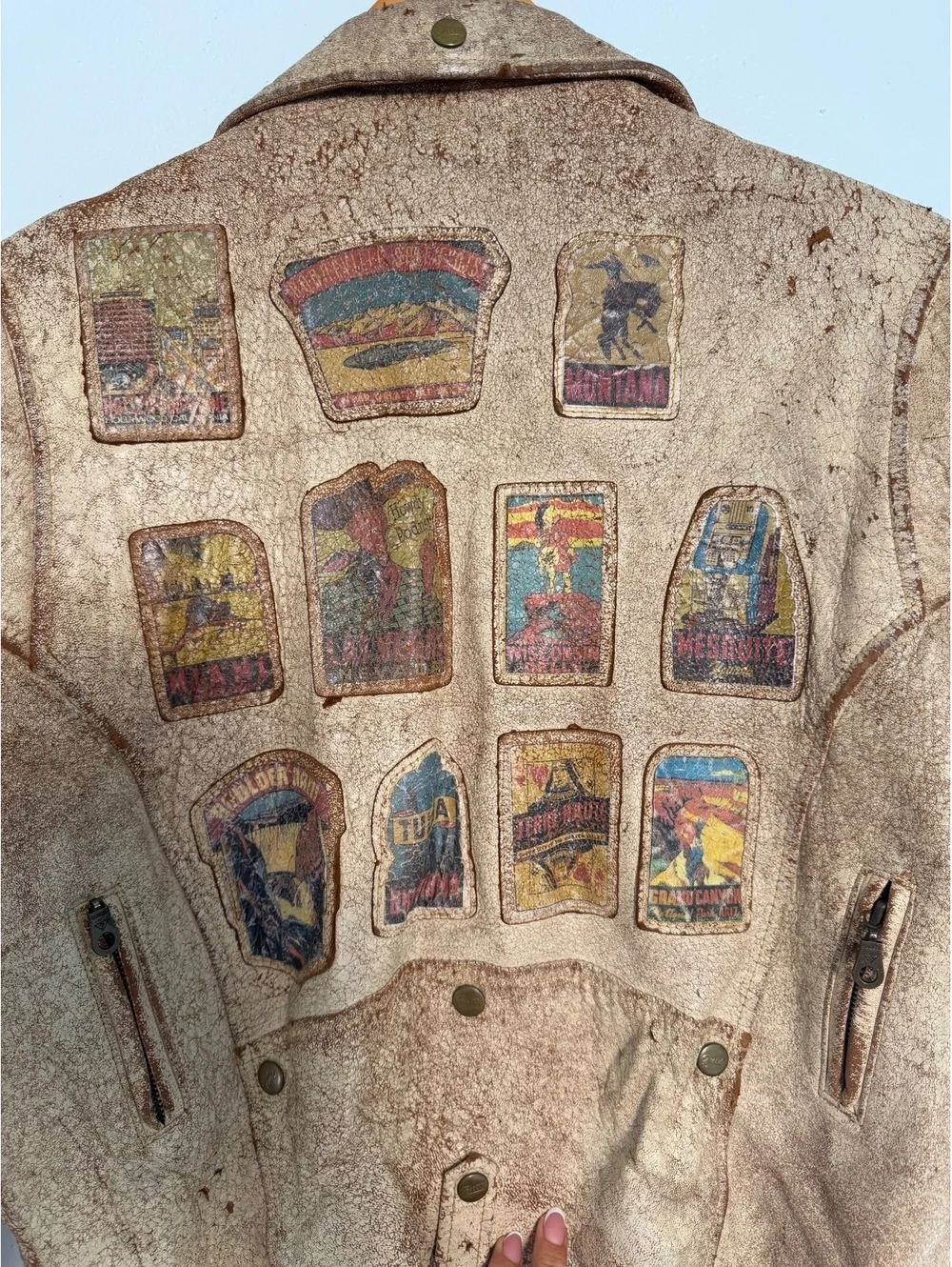 Guess vintage leather